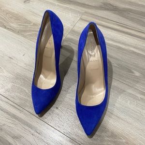 J crew suede heels